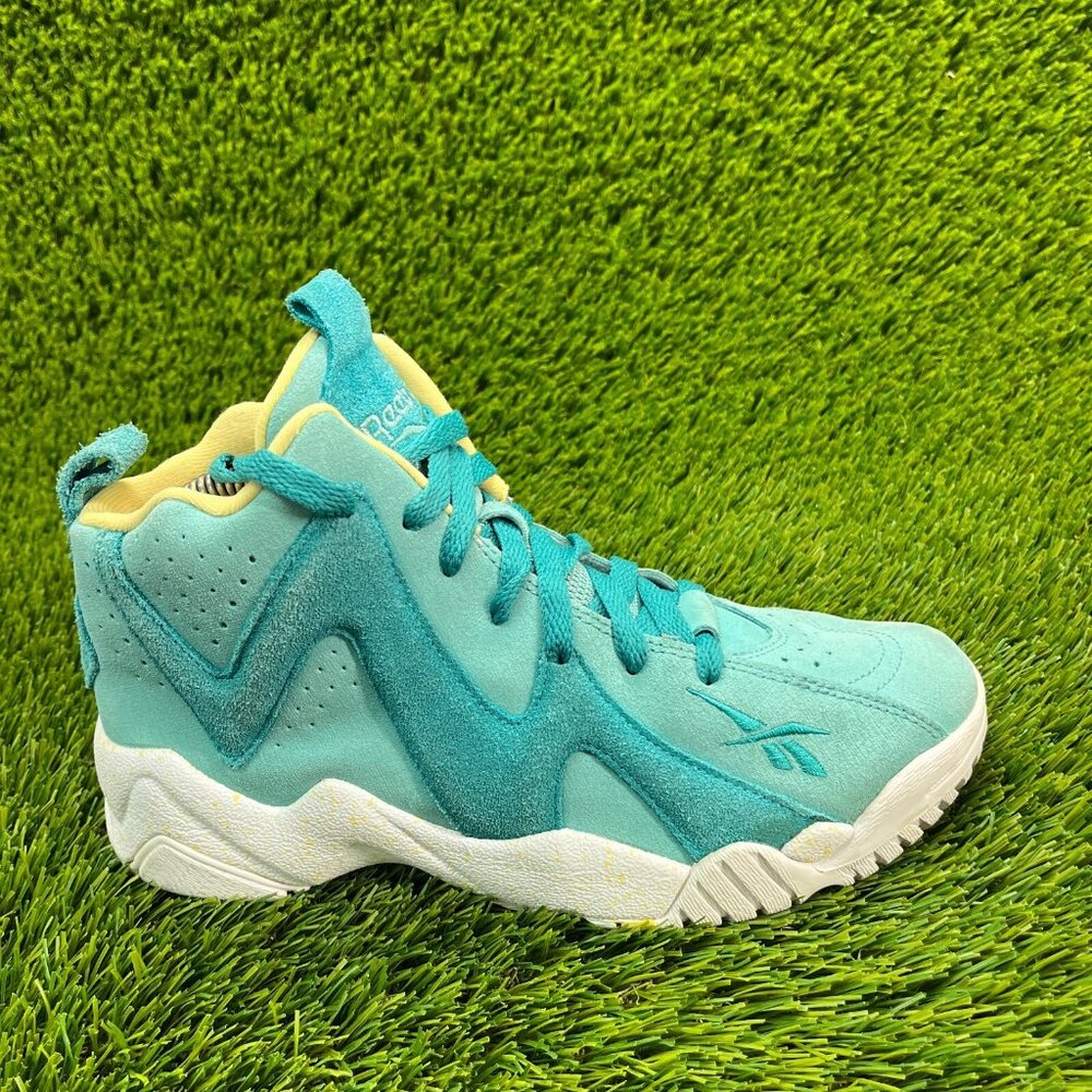 Reebok Kamikaze 2 Boys Size 5.5Y Blue Athletic Casual Walking Shoes Sneakers